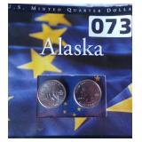 US Minted Quarter Dollar - Alaska