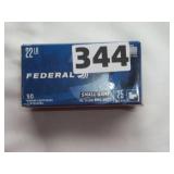 box of 22 rifle/pistol bird shot