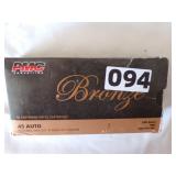 24 X Rounds 45 acp Pistol Shells