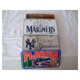 Assorted Sports Lic Plates