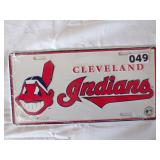 Cleveland Indians Lic Plate