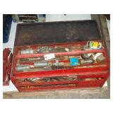 tools in large red box w/ drawers