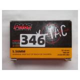 box of 5.56 FMJ ammo