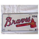 Atlanta Braves License Plate