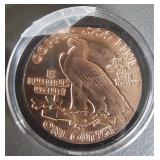 1 oz 1911.999 Indian & Eagle copper coin