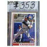 Oscar Gamble Autographed baseball card