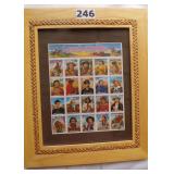Framed Stamps - Legends of the West