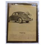 Vintage 1960 & 1961 Volkswagen Ad