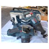Bosh battery powered tools and bag