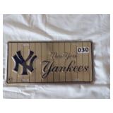 NY Yankees License Plate