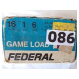 25 X Rounds 16 ga Shotgun Shells