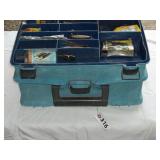tackle box with lures