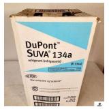 DUPONT SUVA 134A REFRIGERANT 30 LB NEW IN BOX (SHOP)