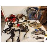 CRATE OF RATCHET STRAPS BUNJEE CORDS - (SHOP)