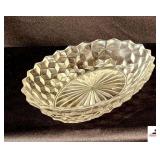 VINTAGE FOSTORIA  AMERICAN OVAL SERVING BOWL-9 1/2 (HALL CHINA CABINET)