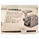 GANDER MTN. HEAVY DUTY 1/4 HP #5 ELECTRIC MEAT GRINDER - (UTILITY RM)
