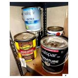 CABOT SOLOD COLOR ACRYLIC STAIN & SEALER VALSPAR SIGNATURE PAINT (GAL) -  KLEAN STRIP LACQUER THINNER -  - DEFT LACQUER SANDING SEALER - KILZ3 PRIMER VALSPAR ULTRA CEILING PAINT & PRIMER - KILZ2 LATEX