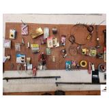 PARTS INVENTORY COTTER KEYS - METAL CORNER BRACKETS - SMALL SCREWS - BATTERY ENDS - NEW SPRINGS - REFRIDGERATION PARTS - PIL WRENCHES - BANDSAW BLADES - AIR CONNECTORS - SCREWS & BOLTS - PRESSURE GAUG