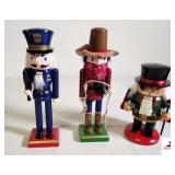 (3) NUTCRACKERS POLICE 9.7" - CHRISTMAS 2019 - BANDIT WITH ROPE - ONE-EYED BART (UPSTAIRS)