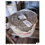 HEARDSMAN BARBEDWIRE - HIGH TENSILE - 4 POINT - NEW ROLL - COOP BULLDOG WIRE STRETCHER - (IMP. SHED)