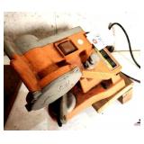 CHICAGO ELECTRIC CHAIN SAW SHARPENER GREENLEE 1810 CLAMP TOOL - RUNS - (SHOP)