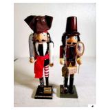 (2) NUTCRACKERS CIRCA 2017 PIRATE & FISHERMAN (UPSTAIRS)