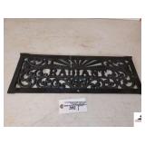 WROUGHT IRON "RADIANT" STOVE SHELF (GARAGE)