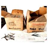 STERLING GALVANIZED SINKER #20 NAILS- PARTIAL 50# BOX(SHOP)
