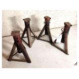 (4) JACK STANDS LIGHT WEIGHT - (SHOP)