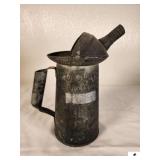 TWO QUART LIQUID OIL CAN (GARAGE)