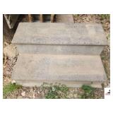 CONCRETE STEP - 2 STEPS