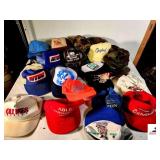 (15+) BASEBALL & TRUCKER HATS NEW & USED - OPRYLAND - ST LOUIS CARDNIALS - CAMO HATS - OLE MISS - NTCC - I SUPPORT OPERATION DESERT STORM - BUD LIGHT - MARTHA WHITE (UPSTAIRS)