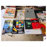 CHILTONS AUTO REPAIR MANUAL-TRIUMPH SPITFIRE OWNER WORKSHOP MANUAL, DOOLINS TROUBLESHOOTERS BIBLE-AUTOMOBILES A WORLD ON WHEELS BOOK-MOTORS AND ARMATURES MANUAL-ENGINE MAINTAINENCE MANUAL-1971 NATIONA