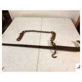 PAIR OF COTTON SCALES & BREAST CHAIN (TRAILER)