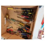 HEX WRENCHES SET SHOP HAMMER - SMALL SAW - TRIMMER - LEAD FREE SAUDER - SCREWDRIVERS - WIRING HARNESS - POWER LIGHT AC/DC CONVERTER - YOKOGAWA MODEL 2447 DIGITAL TESTER - (SHOP)