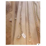 2PCS OF LOG CHAIN 8FT WITH PC LINK - 4FT - WITH HOOKS (IMP SHED)