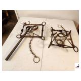 (2) CARNIVORE STEEL TRAPS (TRAILER)