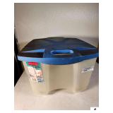 RUBBERMAID PLASTIC TOTE (UPSTAIRS)
