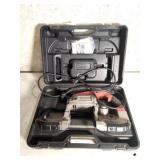 BAUER VARIABLE SPEED DEEP CUT BANDSAW KIT IN CARRING CASE WITH BOOK - IN WORKING CONDITION (SHOP)