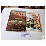 LARGE CIVIL WAR BOOK AND PICTORIAL HISTORY OF THE CIVIL WAR BOOK (GARAGE)