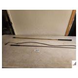 HOT SHOT CATTLE STICK FIBERGLASS BUGGY WHIP - (SHED)
