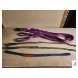 COLLECTION OF WEBBING SLEEVES 2 PURPLE HALMASTER 2" X 6 1/2