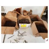 50# BOX OF ROOFING NAILS-HALF FULL 50# BOX OF CONCRETE NAILS-HALF FULL
50# BOX OF NAILS-HALF FULL
MISC SIZES AND TYPES
(SHOP)