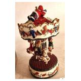 MUSICAL CHRISTMAS CAROUSEL - WORKS & PLAYS BOY AND GIRL - (GARAGE)