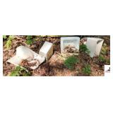 (3) COMMODES PCS. (USED) - SINK (WOODS)