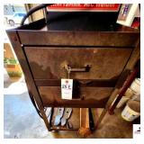 ROLLING SHOP TABLE - TWO DRAWERS WELDING CONTENTS NOT INCLUDED (SHOP)