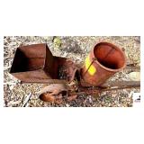 HORSE DRAWN COVINGTON PLANTER HEAVY WHEELS - DOUBLE DISK OPENER - NO TONGUE - NO HITCH - (OUTSIDE)