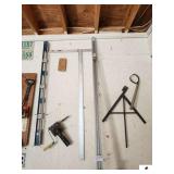 PITTSBURG 50" CLAMP AND CUT EDGE GUIDE LIKE NEW - CUTS UP TO 45 DEGREES - SAND