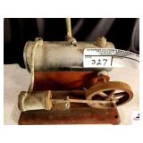 STEAM ENGINE RED BASE - NO CORD - (GARAGE)