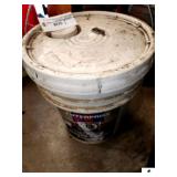 ENTERPRISE SEMI-GLOSS ENAMEL 5 GAL BUCKET APPEARS FULL - BUCKET SMALL AMOUNT (SHOP)